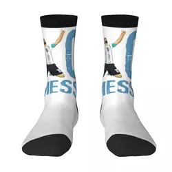 Argentina Lioneler And Messi Football Gift Stocking Vintage The Best Buy Funny Joke Color contrast Blanket roll Elastic Socks