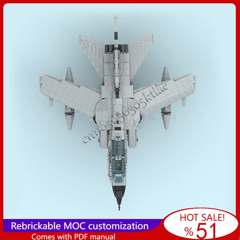 New 1499 Parts MOC Excellent Multi Role Fighter Model DIY Sets Assembled Educational Creative For Children Toys Christmas Gifts