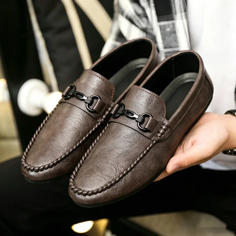 Fashion Men's Casual Shoes Luxury Men's Loafers High Quality Soft Soled Boat Shoes Comfortable Driving Shoes Zapatos Para Hombre