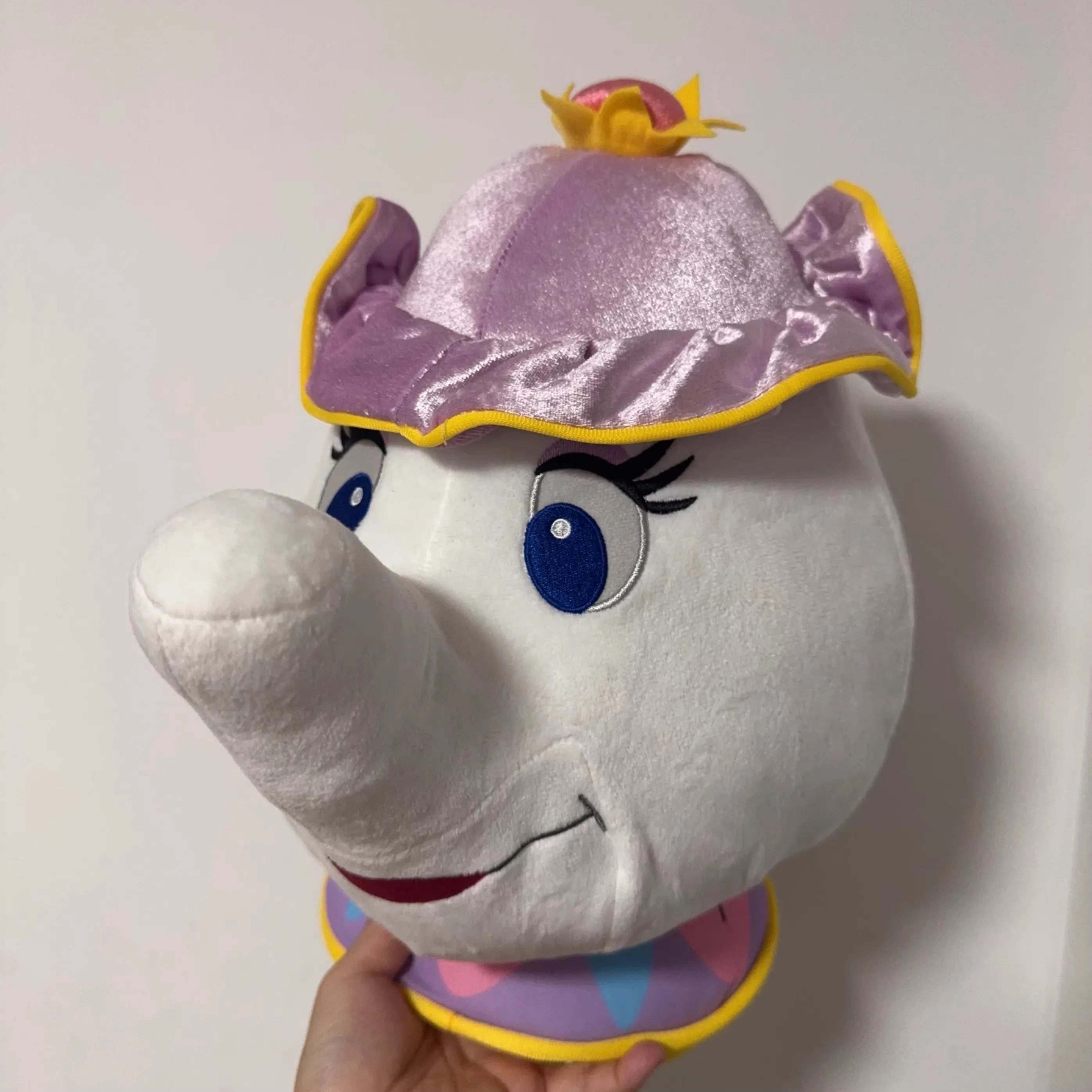 

Новая плюшевая игрушка в виде чайной чашки Миссис Поттс из аниме Kawaii, мягкая игрушка для девочек, подарок для детей, 35 см