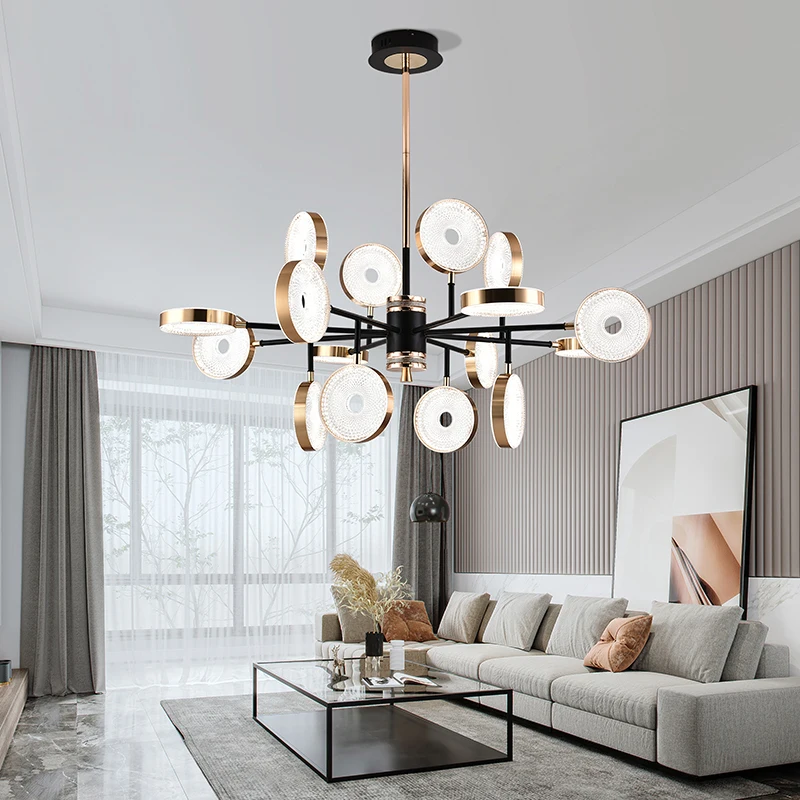 

Modern Living Room Chandelier LED Bedroom Ceiling Chandeliers Restaurant Kitchen Light Lighting Dimming Home decor pendant lamp