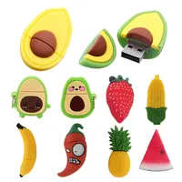 Fruit USB Flash Drive Cartoon vegetable Pen Drive Strawberry Watermelon Memory Stick Creative Gift Pendrive 64GB32GB16GB8GB4GB