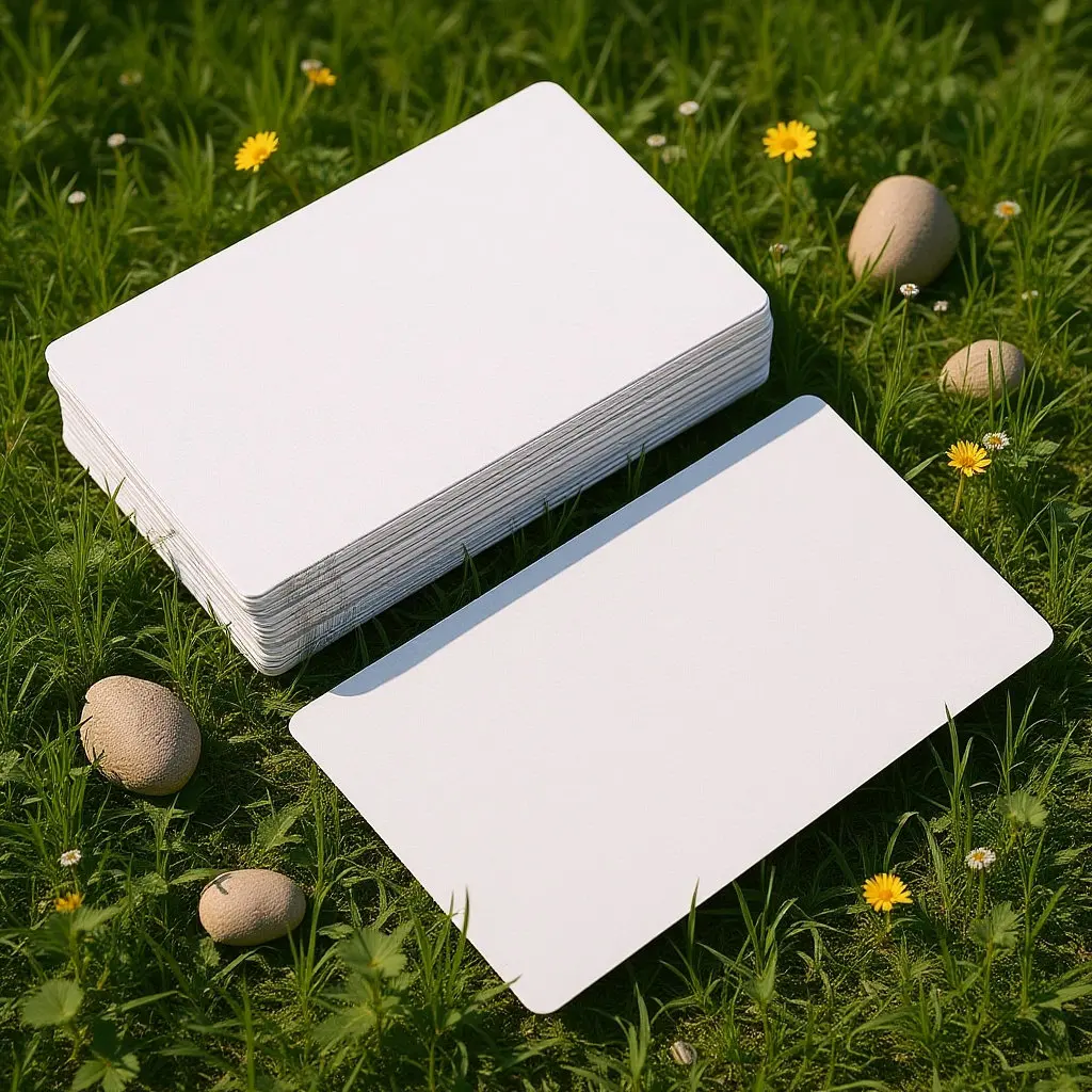 

100Pcs Aluminum Blank Business Cards Metal Sublimation DIY Name Cards Thick Engraved Business Card Blanks Name Card