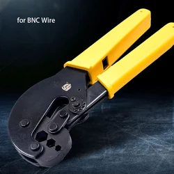 Cabo coaxial Crimping Alicate Kit, Crimper Cutter, Stripper Tool, BNC RG58, RG6, BNC, RG58, RG6, BNC, RG58, 6,22 