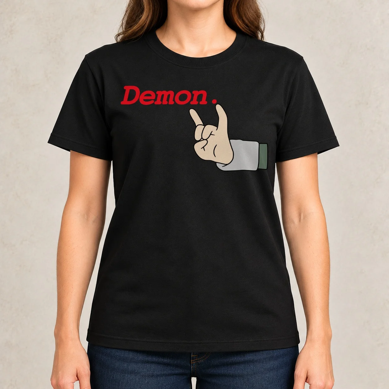 Demon, she-mon, Abaddon haunted hotel Classic Women T-Shirt sports fans female cute clothes clothes for woman