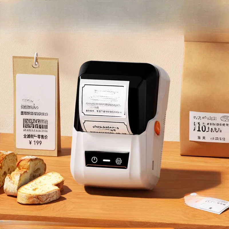 Function label printer, food portable, smart small bluetooth label machine, super-price, price tag, sticky note printing,