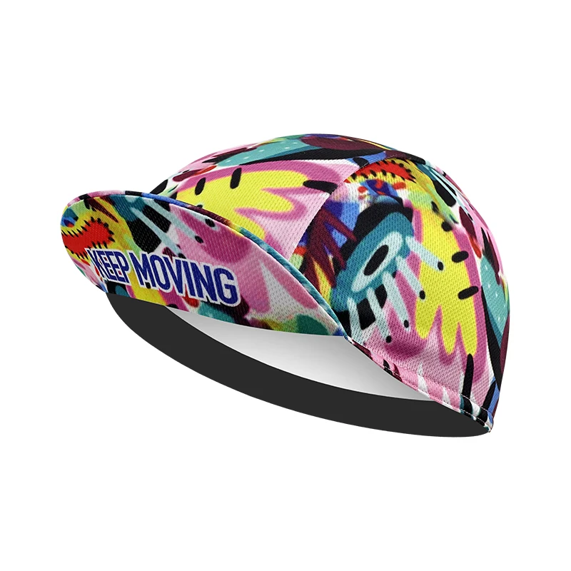 

New cycling cap, sweat-absorbing material, pop neutral, tie-dye gradient