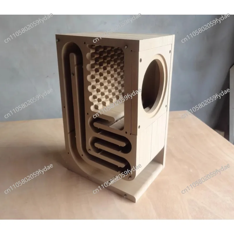 Best-selling item 3/4/5/6.5 Inch Full Range Labyrinth Speaker - High Fidelity Test Speaker for DIY Audio, Home Theater