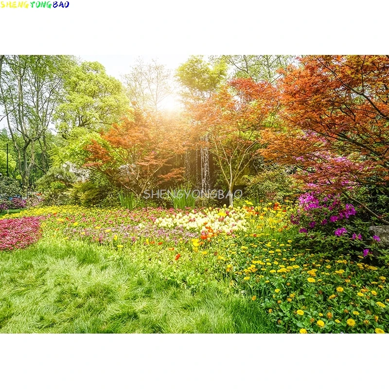 Natural Scenery Photography Background Forest River Landscape TravelPhoto Backdrops Studio Props  21929 BNM-03
