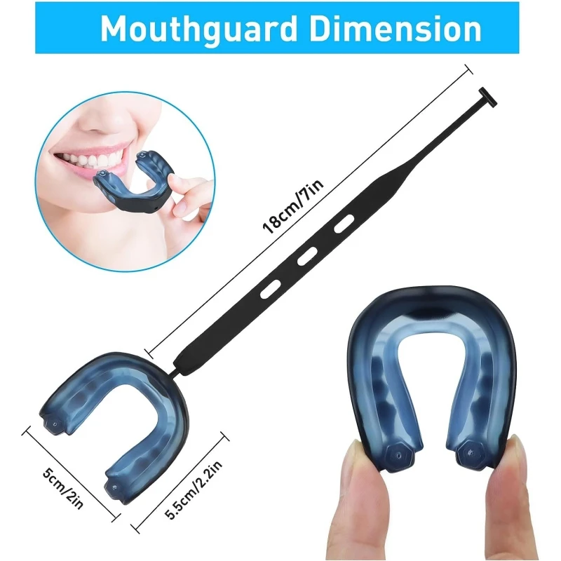 Football Mouth Guard with Strap Professional Youth & Adults Mouth Guard Soft Sport Mouthguard for Boxing Hockey Rugby Basketball