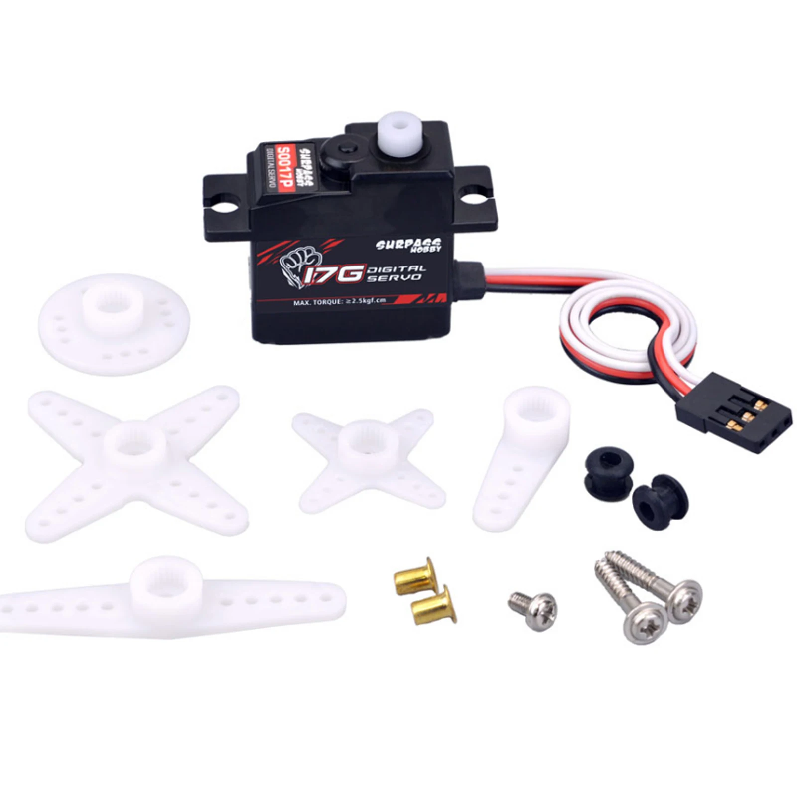2g 3.7g 4.3g 6g 17g 25g Micro Digital Servo Metal Plastic Gear High Speed Steering For RC Drone Airplane Car Robot DIY Parts