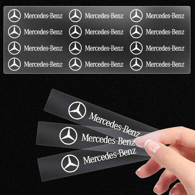 Heat Resistance Caliper Decals Wheel Decor Vinyl Stickers For Mercedes Benz AMG W205 C300 W203 W206 W108 W124 W126 W140 W168