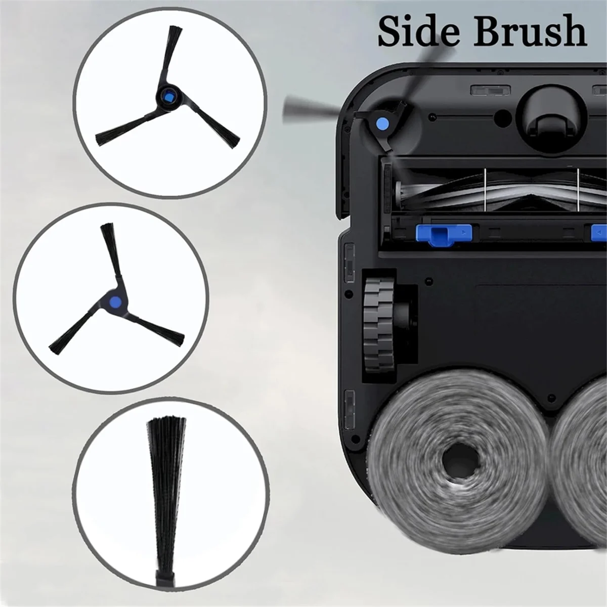 For Deebot X2 / X2 Omni / X2 Pro / DEX86 Robot Vacuum Cleaner Main Side Brushes Hepa Filter Mop Cloth Dust Bags image 5