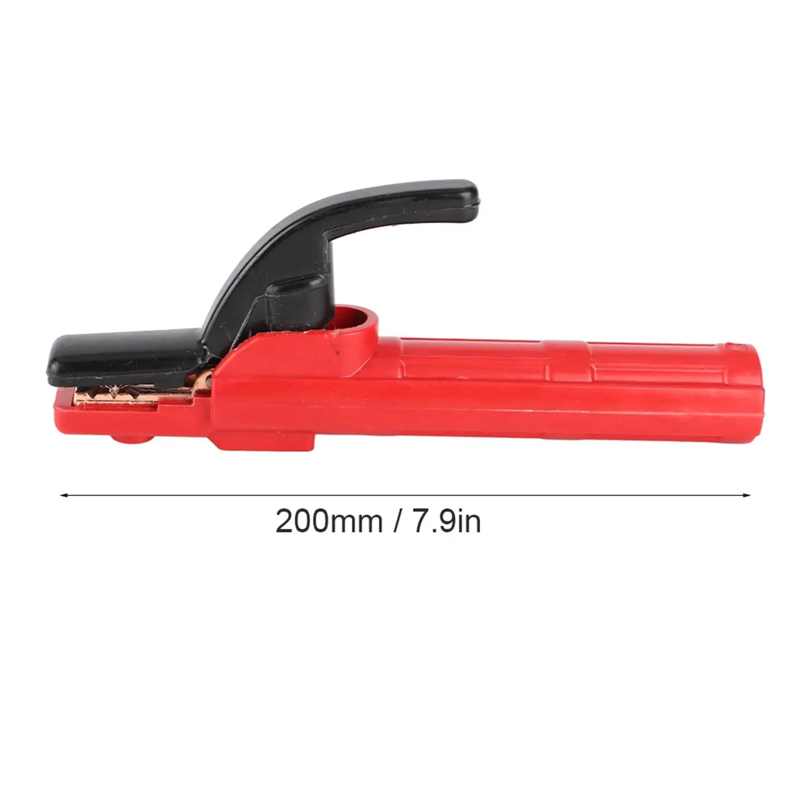 High Current Copper Electrode Clamp Insulated Handle Welding Rod Holder Grounding Tool for Welder Repair
