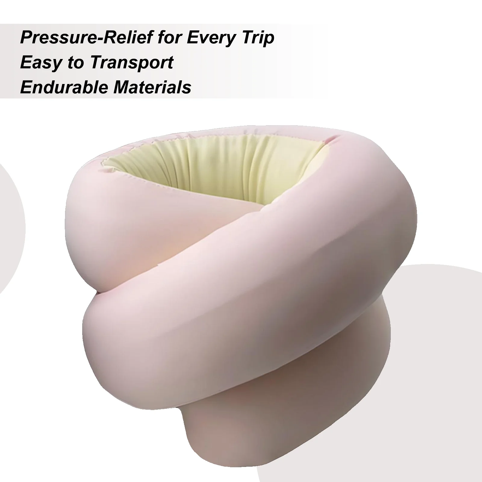 Neck Pillow Spiral Support Headrest Pad Airplane Neck Pillow For Car Sleeping Back Chair Office Sleep Rest Bed