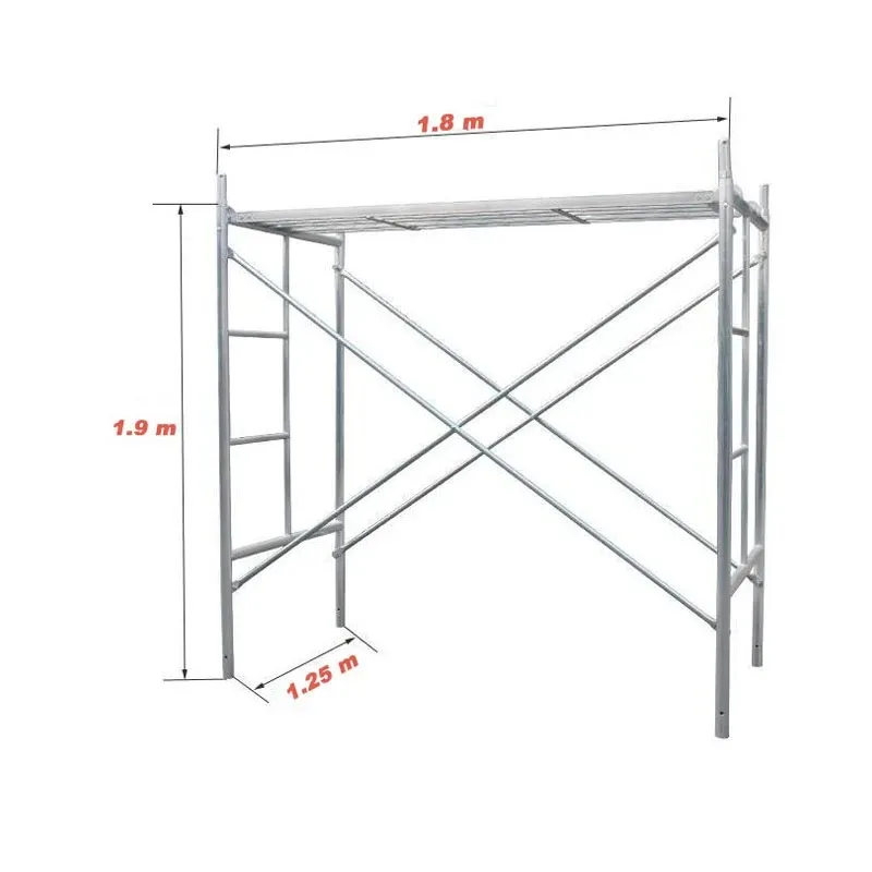 Modern Design Steel H-Frame Scaffolding for Stage Construction Various Construction Projects Mason Walked Construction