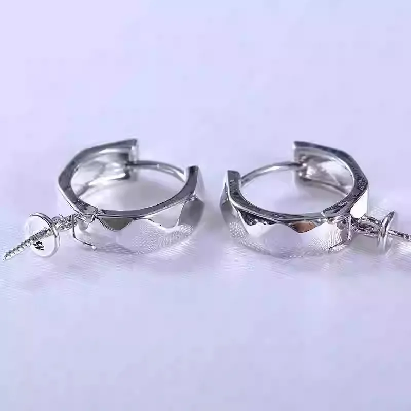 

1 пара позолоченных медных серег-гвоздиков E160 с жемчугом, фурнитура для изготовления ювелирных изделий, аксессуары для DIY украшений