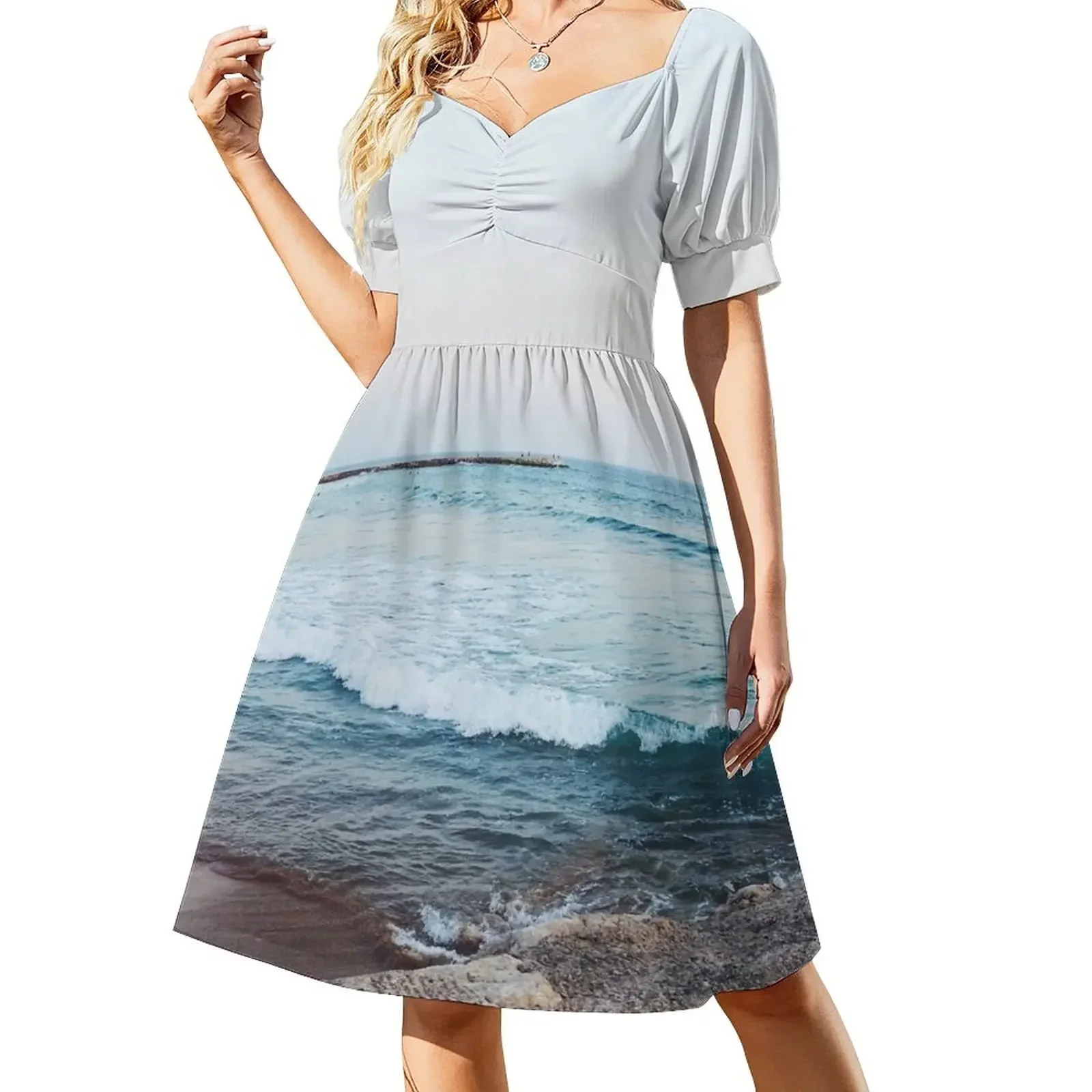 

Calm ocean waves Sleeveless Dress dresses for womens 2025 Dress vintage Dress