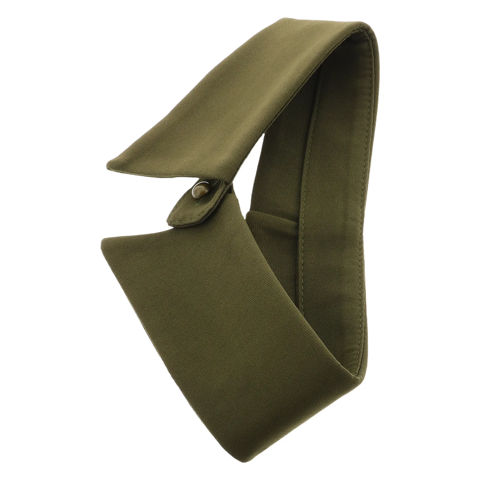 Military Green Comfortable Fake Collar Stylish Detachable Polyester Removable False Shirt Collar Women's Fashionable Accent