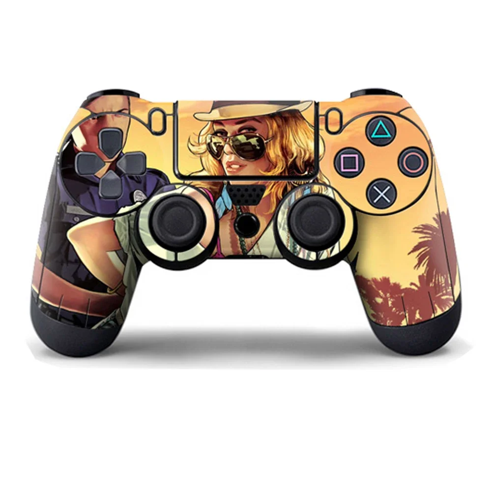 2pcs/lot Vinyl Decal Skin Sticker For PS4 Gamepad Controller Joystick Game Accessories Protective skin sticker the last of us