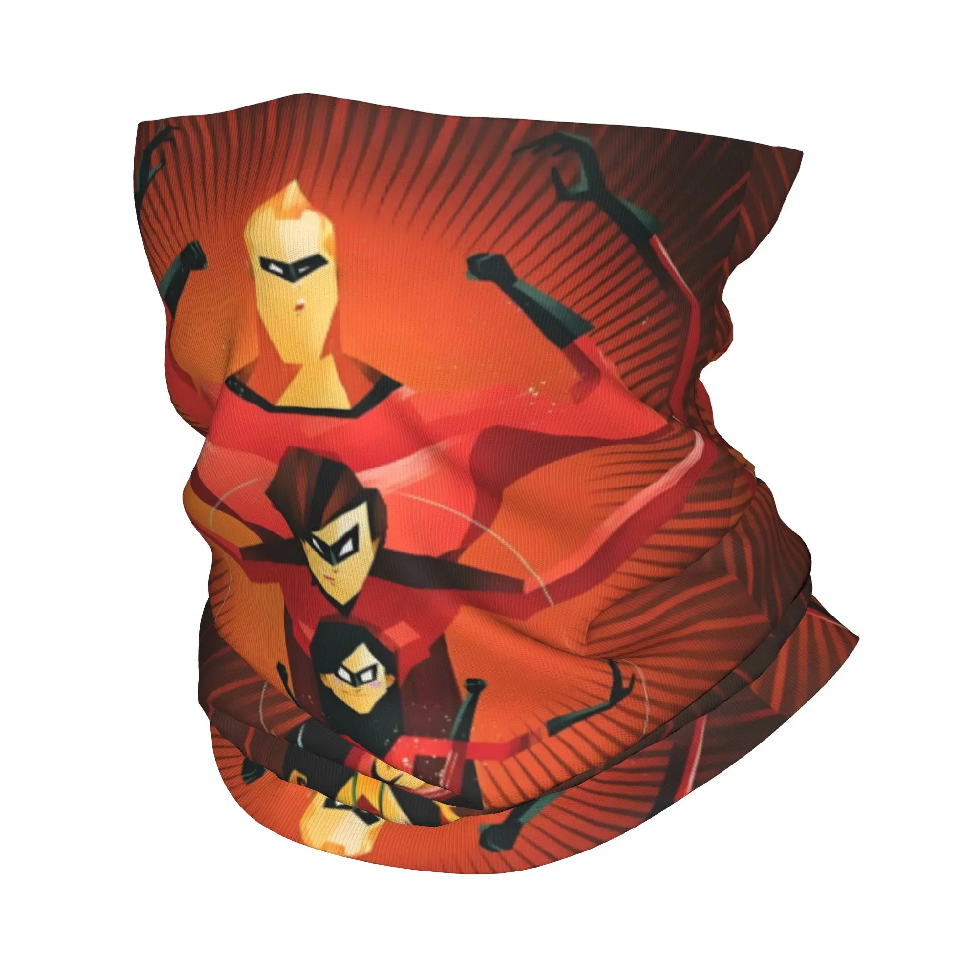 

Custom The Incredibles Movie Hot Comics Bandana Neck Gaiter for Ski Running Women Men Wrap Scarf Balaclava Warmer