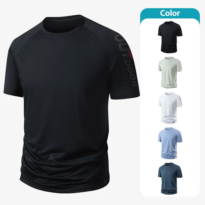 camiseta-esportiva-masculina-de-verao-em-malha-respiravel-de-alta-elasticidade-com-estampa-manga-curta-para-fitness-corrida-e-treino-secagem-rapida