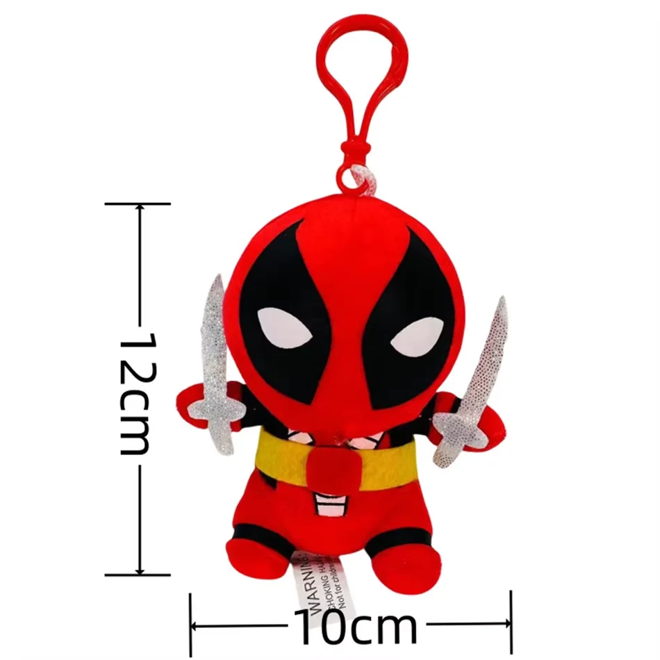 لعبة جديدة من Marvel Dead Pool من القطيفة على شكل شخصية كرتونية كوميدية هدية عيد ميلاد للأطفال ديكور سطح المكتب لعيد الميلاد كاواي