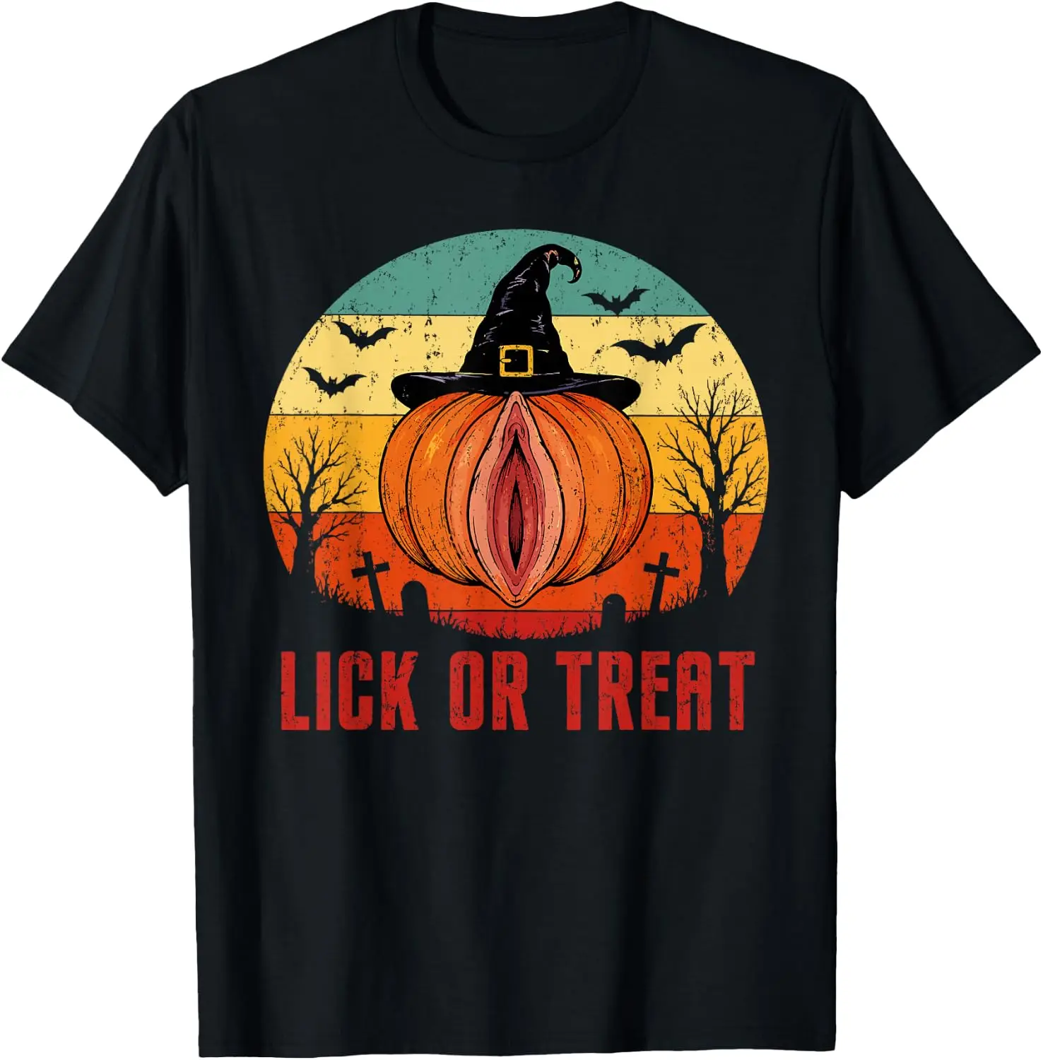 Lick Or Treat Naughty Halloween Dirty T-Shirt Premium heavyweight pure cotton—stylish, versatile, and unisex; a perfect Christmas gift suitable for year-round wear.
