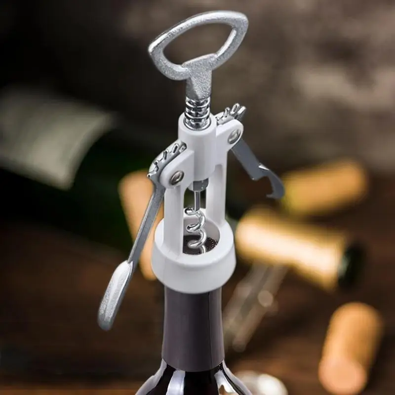 Sacacorchos para botellas de vino, abridor Manual de aleación de Zinc, multifuncional, portátil
