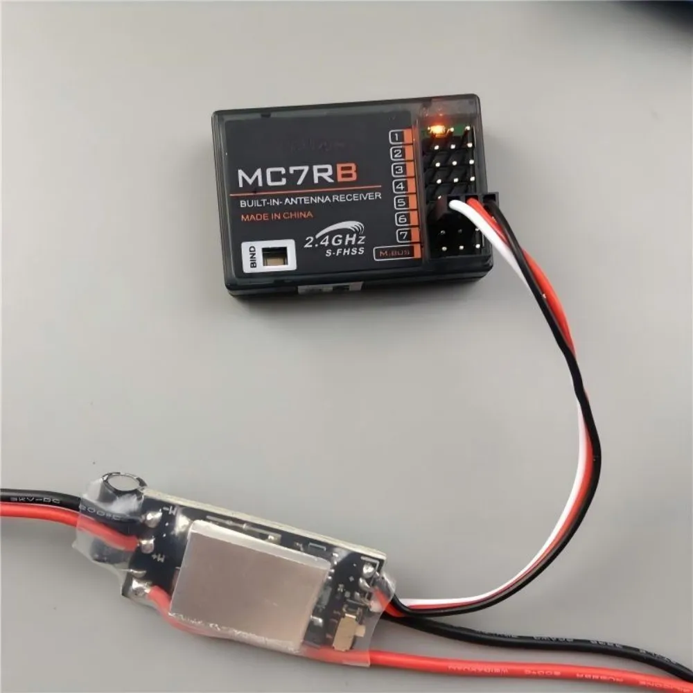 

20A 6V-16V 2S-4S Lipo BEC 5V 1.5A с переключателем на 2 режима для RC-приемника 5/6-канальный однонаправленный электронный регулятор скорости для коллекторных двигателей