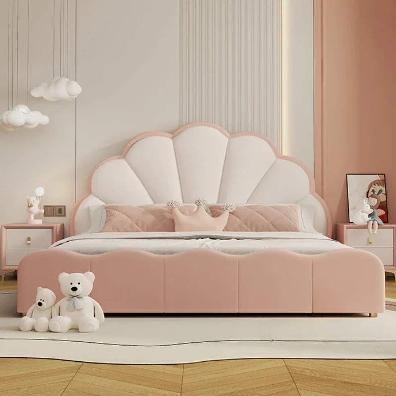 Minimalist Loft Luxury Double Bed Kids Modern Girls Baby Children Beds Frames Single Lit Japanese Beliche Backyard Furniture