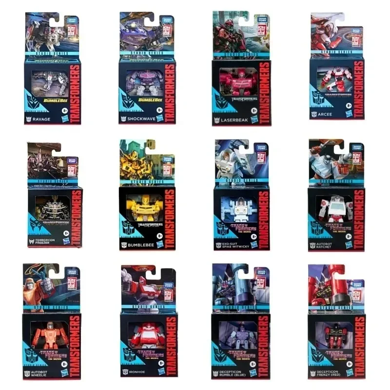 In Stock Transformers Studio Series Core Class Bumblebee Rumble Ironhide Ratchet Wheelie Arcee Robot Action Figures GiftsHobbies