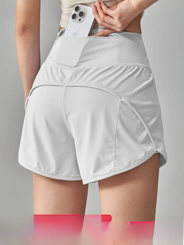

Fitness Girl Summer Quick Dry Sport Shorts Loose Slimming Running Training Yoga Three-Quarter Thin Model Girls Sportswear