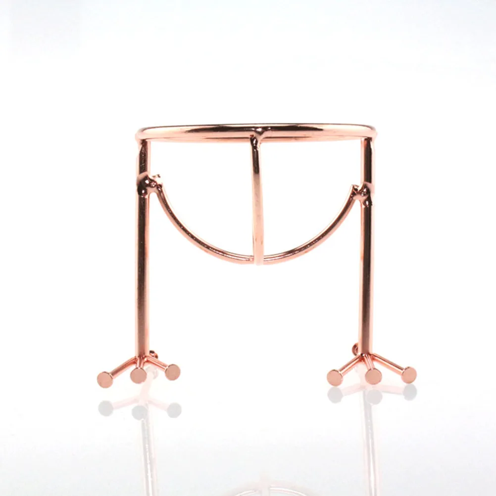 Rose Gold Sponge Holder Face for Bathroom Makeup Organizer Chicken Ventilated Storage Rack view 5