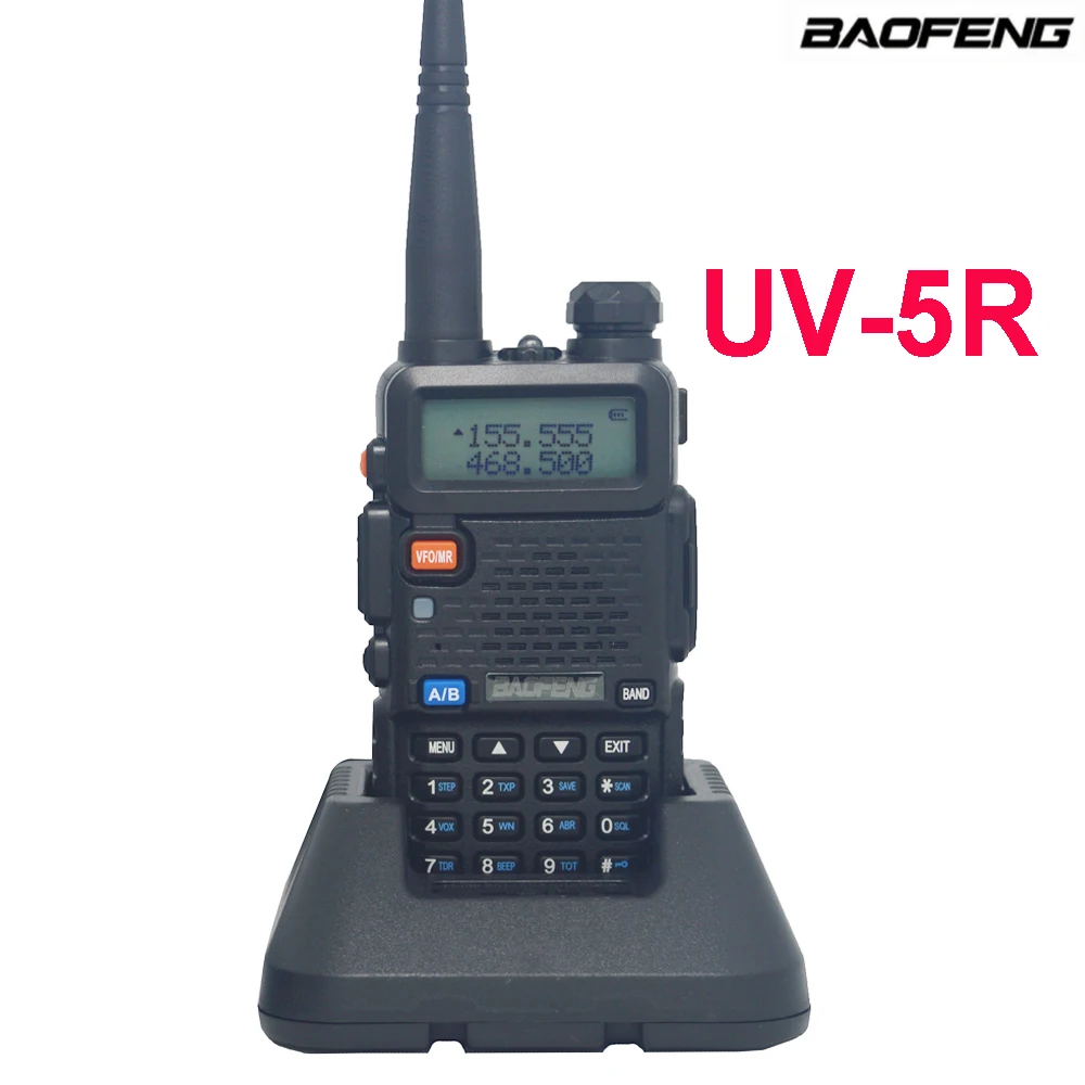 Baofeng UV-5R Walkie Talkie 5W Dual Band Ham Two Way Radio UV 5R Vhf Uhf FM Radio Handheld Hunting Transceiver Two-Way UV5R