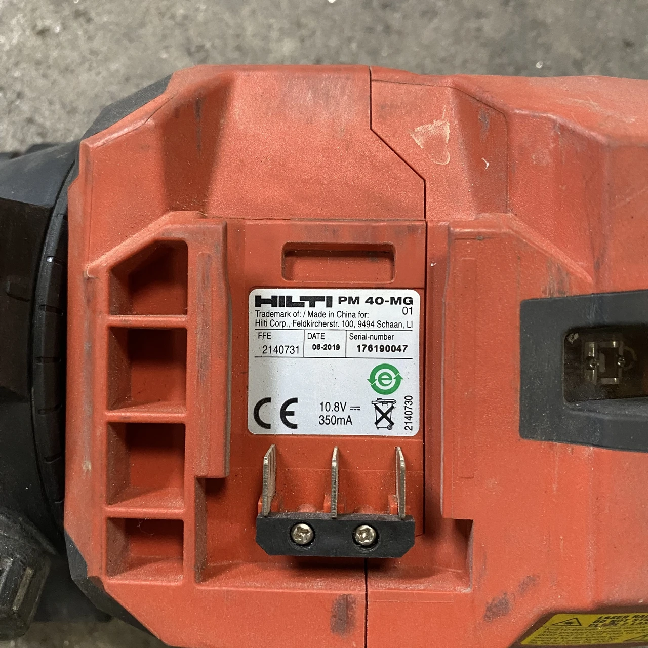 Hilti PM 40-MG Multiline laser Green Laser Marker Leveling Tested  Second hand, only the body