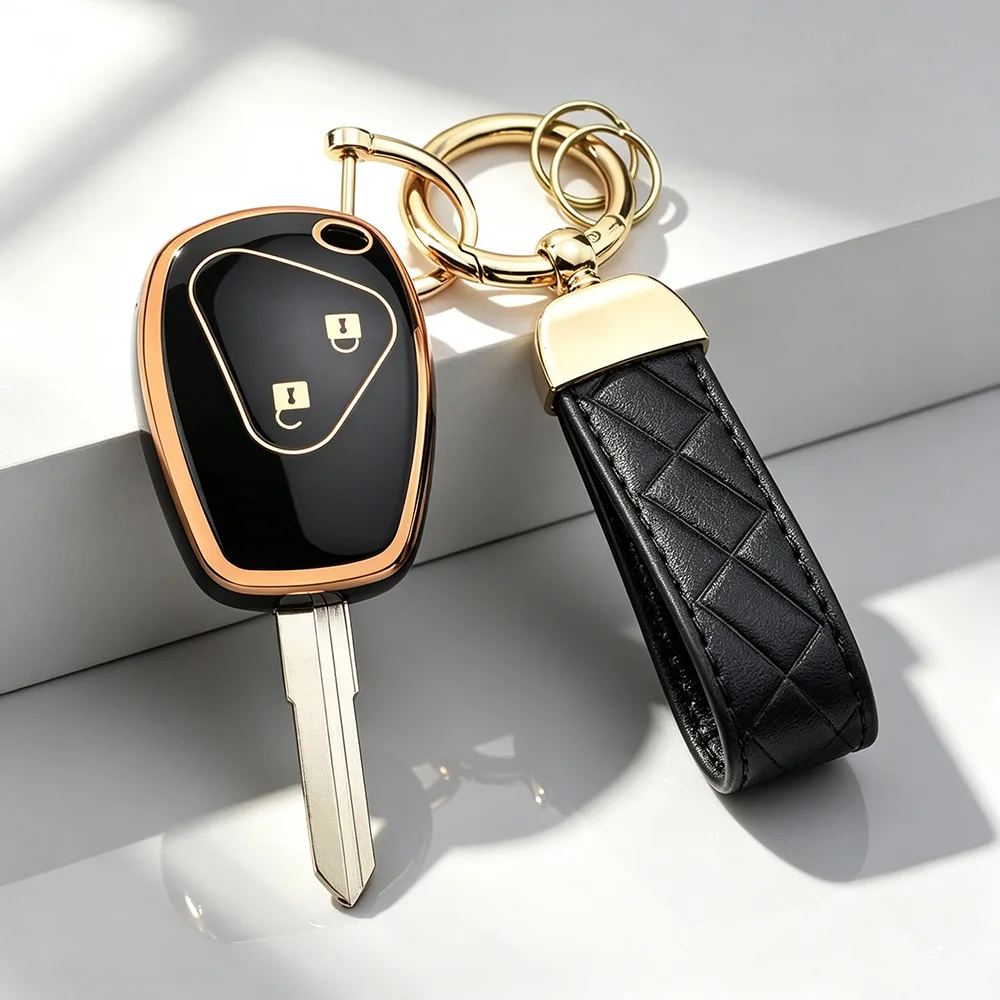 2 Buttons Remote TPU Key Shell Case for Renault Megane Modus Espace Laguna Duster Logan DACIA Sandero Fluence Clio Kangoo