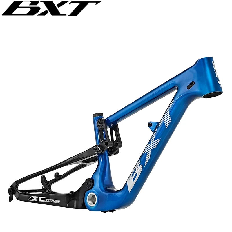 AliExpress BXT Carbon Full Suspension Frame 20er Carbon Fibre MTB Mountain Disc Framese Fit for Rear Shock 165*35*22mm