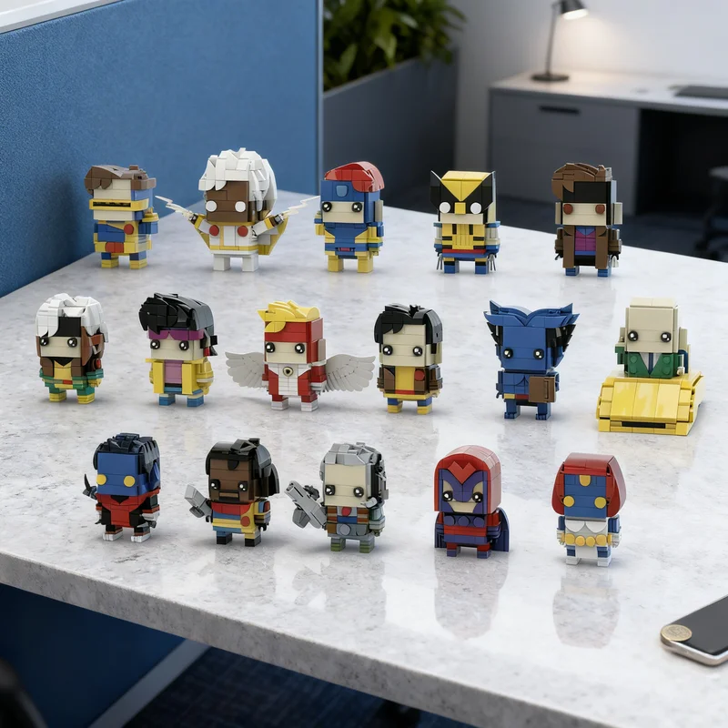 

2602pcs MOC X Men 92 Bundle Brickheadz Model Building Blocks Construction Christmas Gifts Toy Creative DIY Idea Education Toys