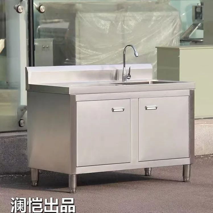 CX extra thick stainless steel sink sink kitchen washing dish sink commercial household integrated cabinet console