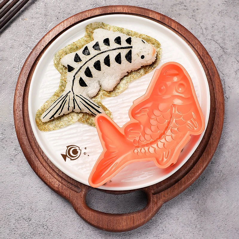 1/4Pcs Sushi Mold Maker Sushi Making Kit Cartoon Small Animals Onigiri Rice Ball Mold Kid Packed Lunch Kitchen Tools Accessories