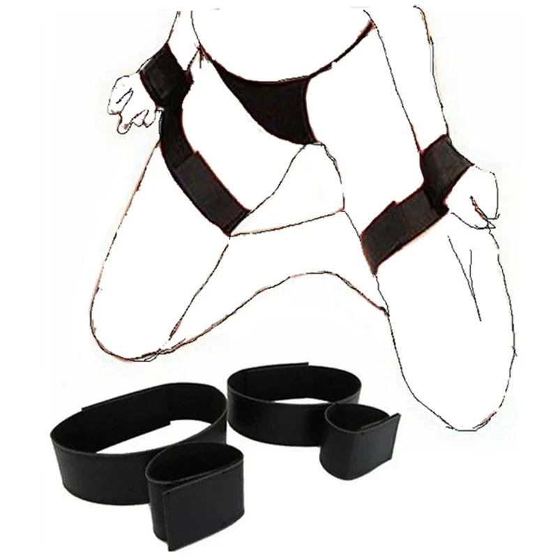 Adjustable Handcuffs & Ankle Cuffs Adult Sex Toys for Woman Couples Restraints Collar Erotic Bdsm Bondage Set Fetish Games Adult