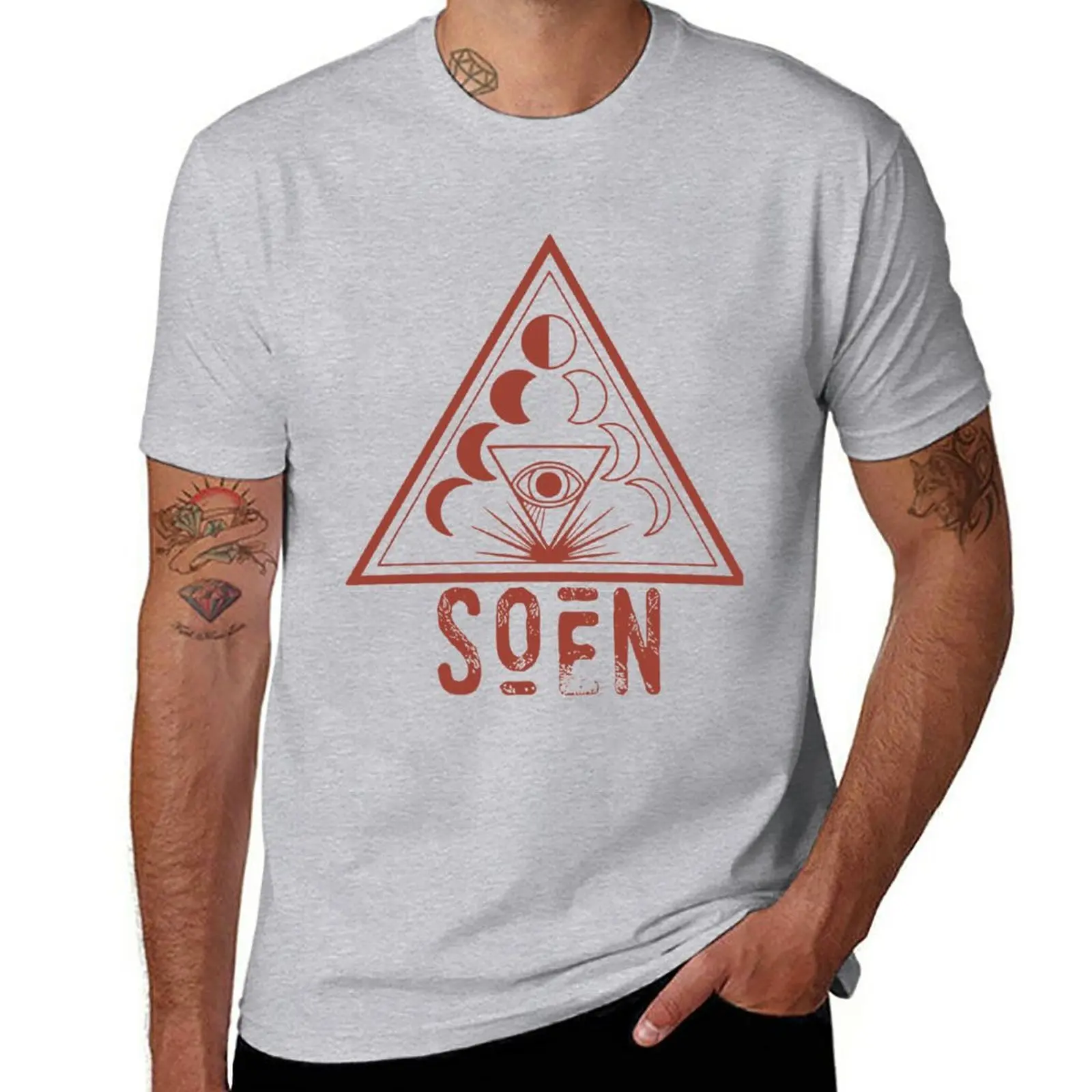 New Soen Lotus T-Shirt black t shirt boys t shirts anime clothes mens graphic t-shirts anime