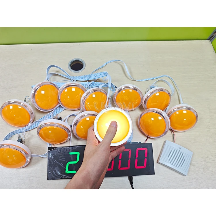 Custom Time-limited Fast-Hand Coordination Agility Interactive Push Led Light Button Challenge Game Reaction Training Pods