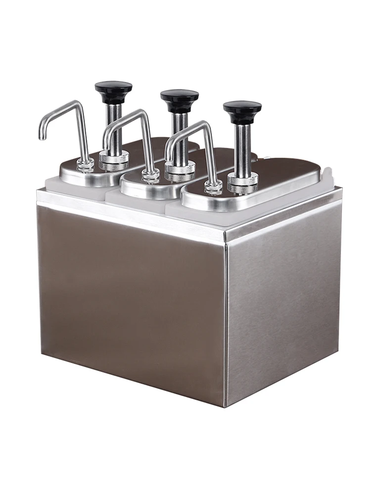 Special stainless steel  for milk tea shops, jam, fructose, syrup, sugar pressure bottle, press bottle