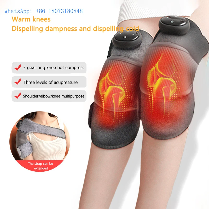 New Multifunctional Heated Vibration Joint Massage Belt Smart Hot Compress Knee Relaxing Massager