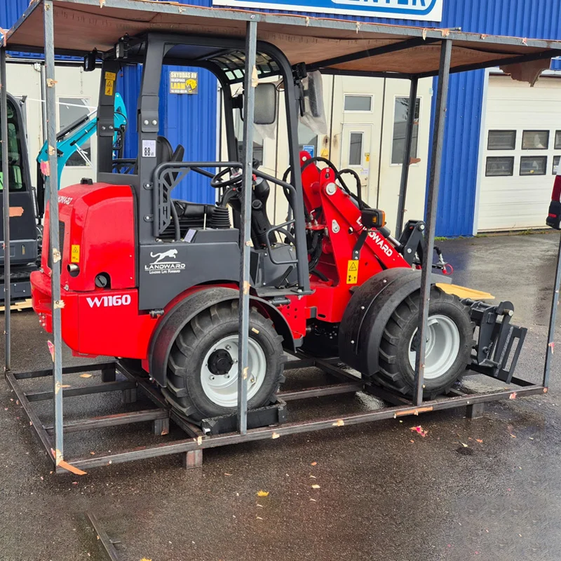 

Европейский бестселлер, компактный погрузчик W1160, мини-погрузчик LANDWARD, оригинальный японский двигатель Kubota, дизельный погрузчик, настройка