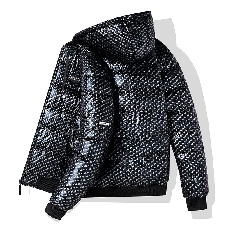 Massgorul Nwe Men Winter Coat Casual Fashion Cotton Padded Clothe Men's Bread Jackets Hooded Thicken Warm Down Jackets Outerwear