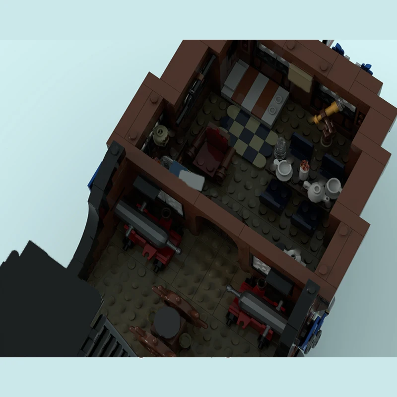 3192 PCS Vessel Bricks FlagshipREMASTERED MOC Customize Modular Building Block Kids Creative Design DIY Boys Toy Christmas Gift