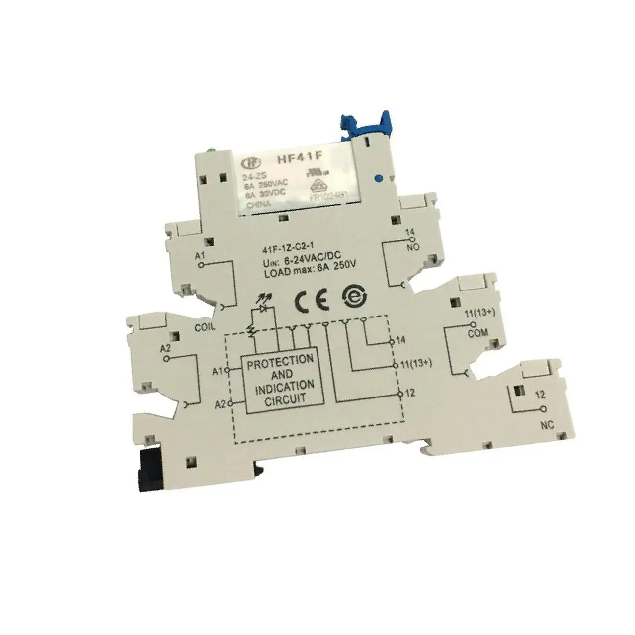 2/3/5 Hongfa HF41F PCB Relay 5-PIN Relay Socket 6-24V AC DC 6A 41F-1Z-C2-1